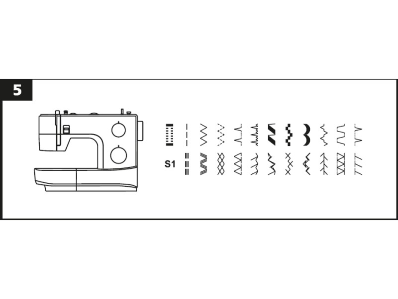 Maszyna do szycia Bernette Sew&Go 5 + Zestaw startowy | Wiking Polska | Maszyny mechaniczne Bernette