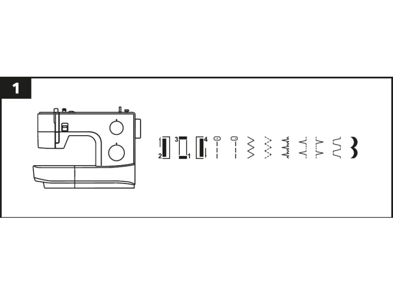 Швейна машинка Bernette Sew&Go 1 | Wiking Polska | Механічні машини Bernette
