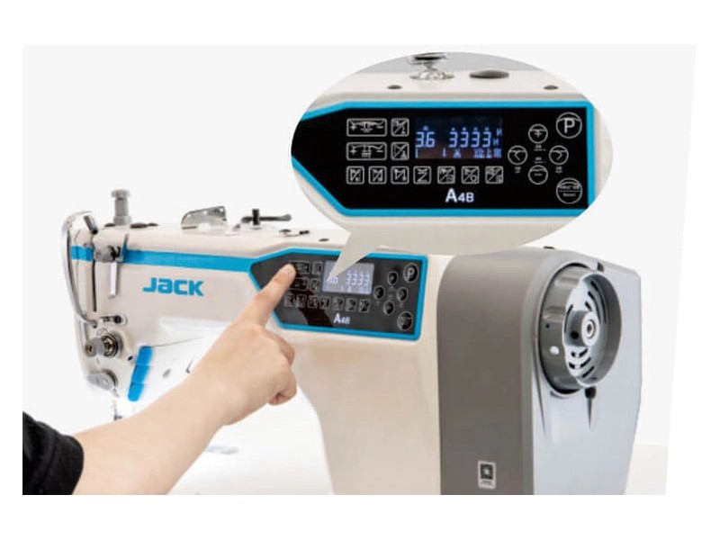 Sewing machine 1-needle automatic lockstitch machine Jack A4B-AC Single-needle flatbed lockstitch machines Wiking Polska - 3