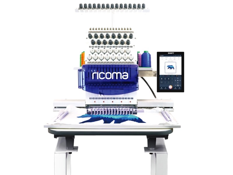 Ricoma RCM1501-10S embroidery machine - 15 needles with a new 10" screen | Wiking Polska | Embroidery machines for industry