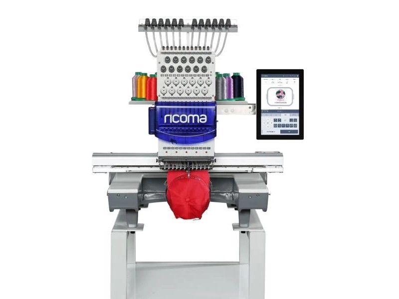 Ricoma RCM1501-10S embroidery machine - 15 needles with a new 10" screen | Wiking Polska | Embroidery machines for industry