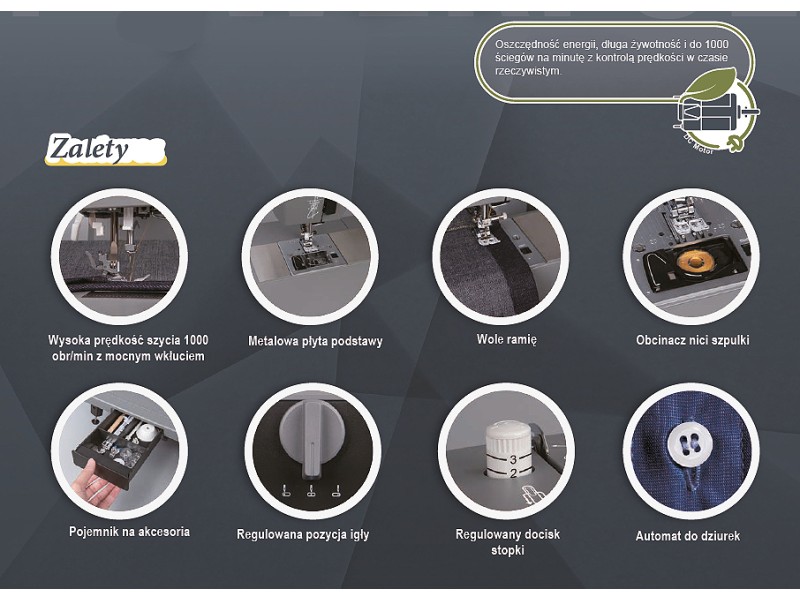 Redstar Heavy Duty RQ60 Sewing Machine - PRE-ORDER - 15% | Wiking Polska | Mechanical machines