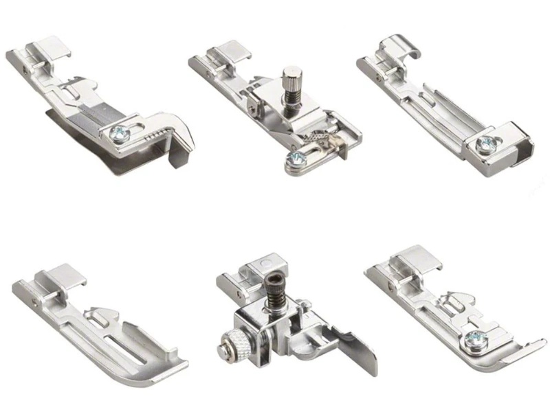 Set of 6 Bernette FunLock overlock presser feet | Wiking Polska | Bernette Accessories