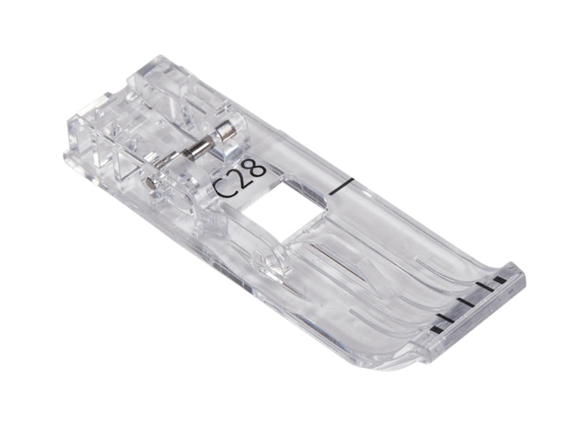 Прозора лапка для ланцюгового стібка для Bernina L890 Coverlock - #C28
