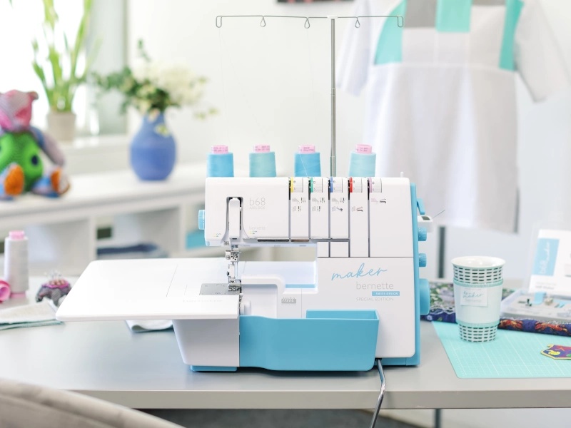 Coverlok 5 - nitkowy Bernette b68 AIRLOCK Edycja Specjalna MAKER | Wiking Polska | Owerloki Bernette