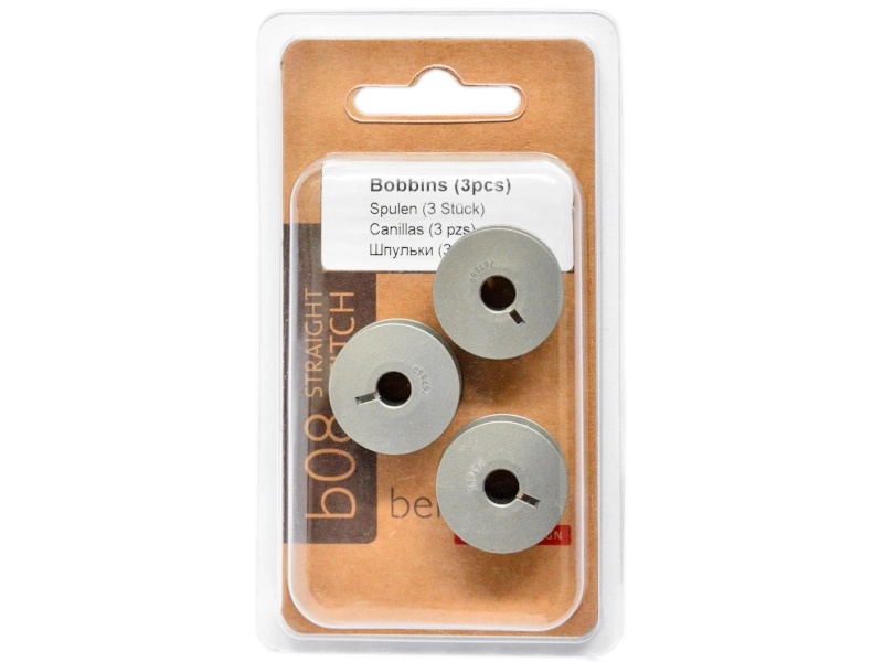 Set of 3 original bobbins for the Bernette b08 sewing machine Set of 3 original bobbins for the Bernette b08 sewing machine