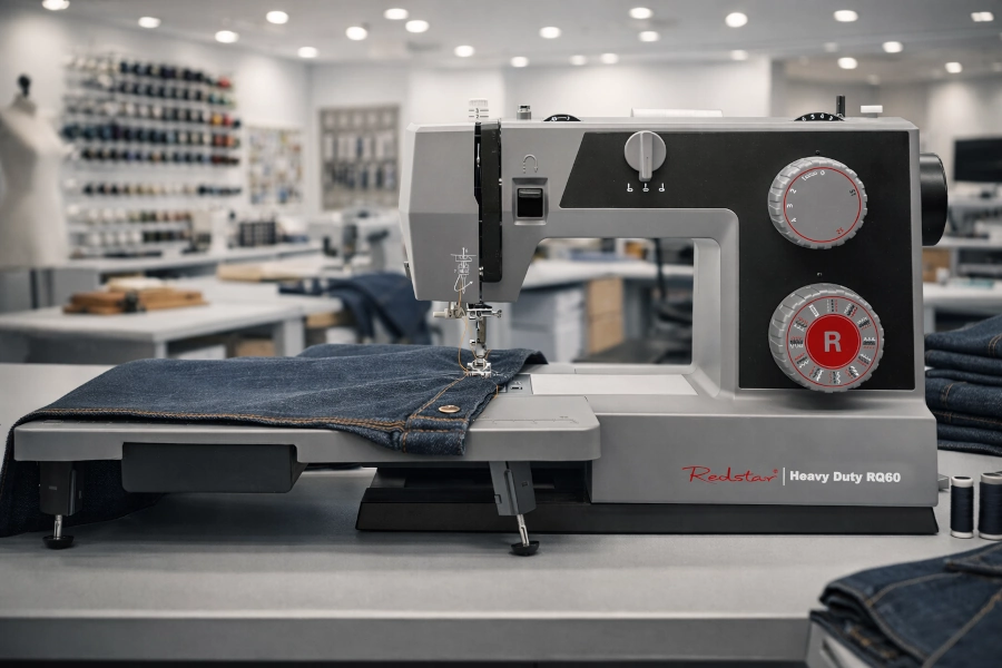 Mocna, niezawodna maszyna do szycia klasy Heavy Duty - Redstar RQ60