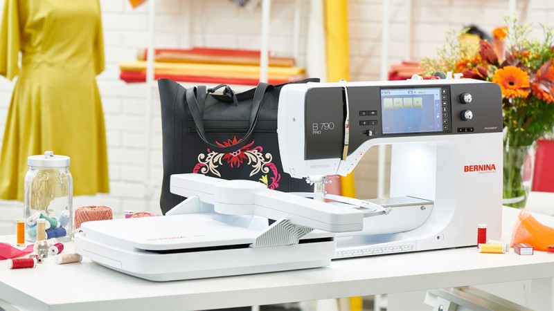 A breakthrough in the art of embroidery and quilting - BERNINA 790 PRO in the hands of professionals