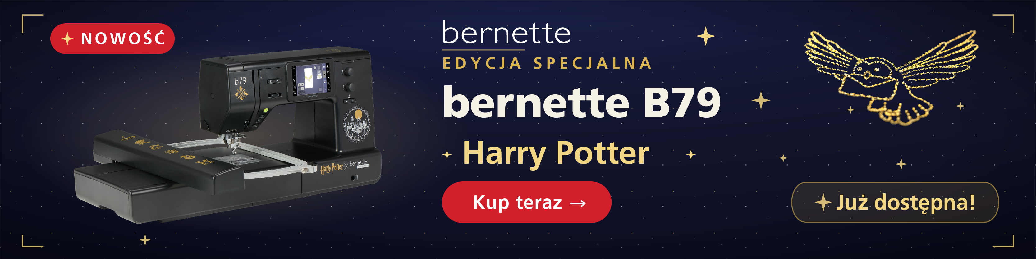 Nowość ! Bernette B79 Harry Potter Edycja specjalna