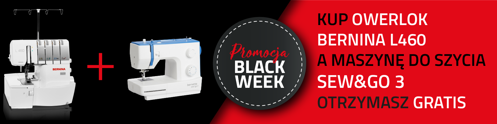 Black week owerlok l460